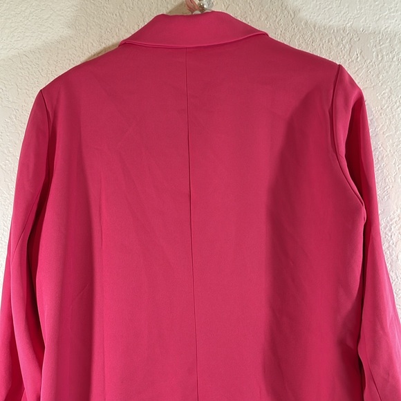 PRETTYGARDEN Long Blazer Jacket With Front Pockets Size Large NEW - Picture 7 of 11